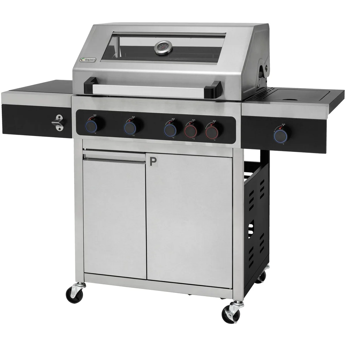 Tepro Gasgrill Keansburg 4 Special Edition, 3 leistungsstarke Brenner, Infrarotbrenner, vielseitiger Seitenbrenner 2