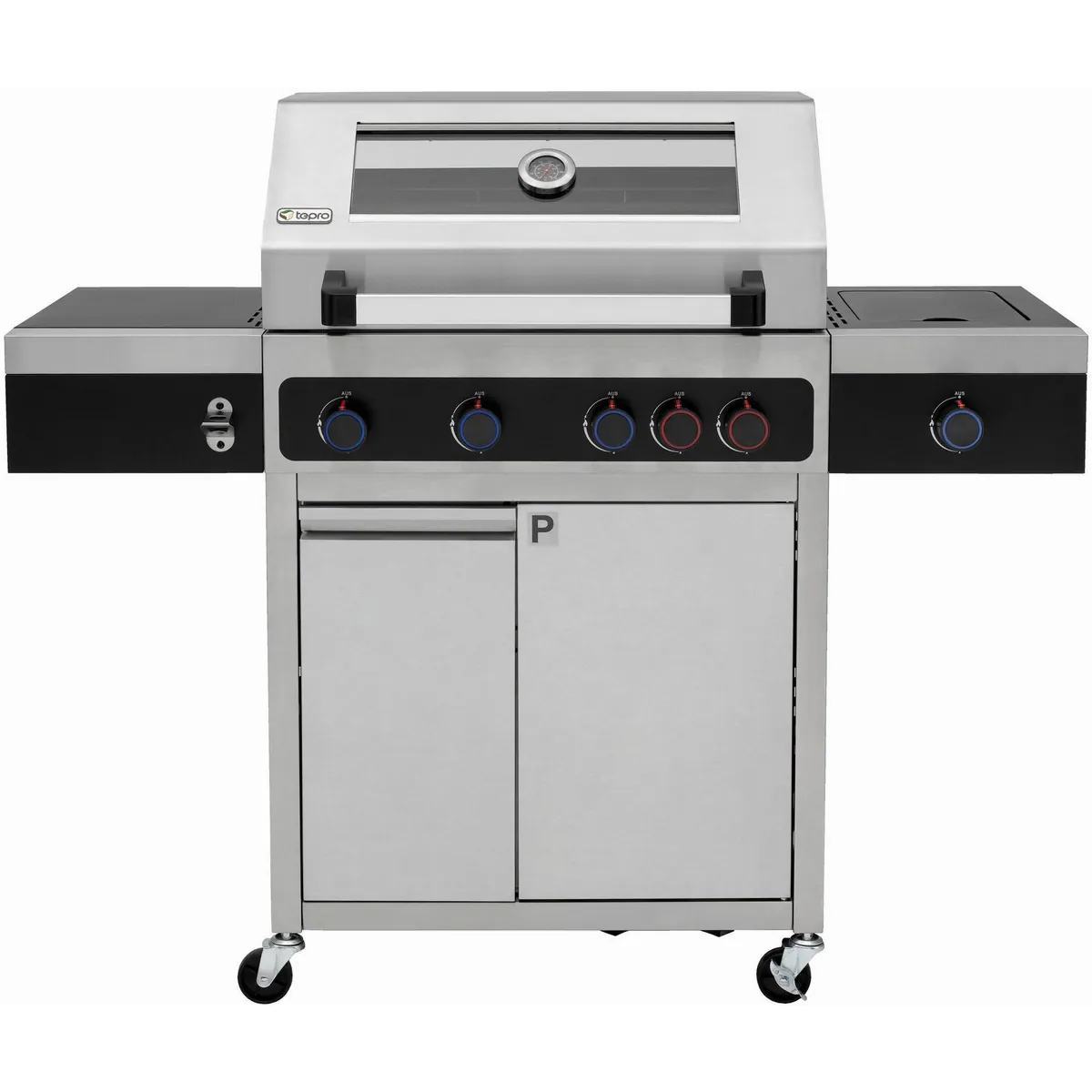 Tepro Gasgrill Keansburg 4 Special Edition, 3 leistungsstarke Brenner, Infrarotbrenner, vielseitiger Seitenbrenner 3