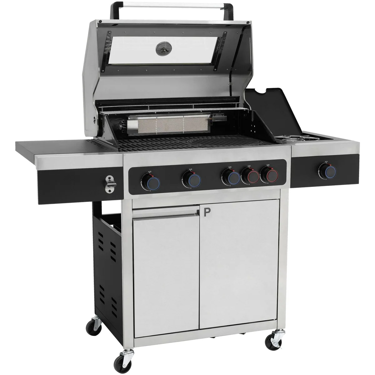 Tepro Gasgrill Keansburg 4 Special Edition, 3 leistungsstarke Brenner, Infrarotbrenner, vielseitiger Seitenbrenner 4