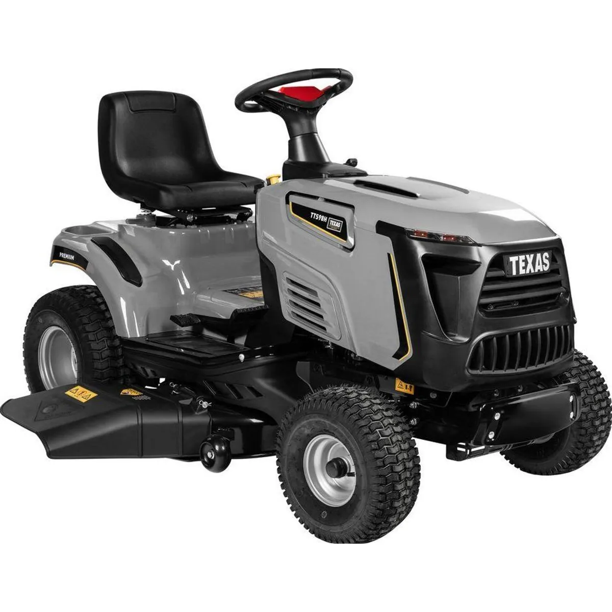 Texas Premium TTS98H Rasentraktor SET, 98 cm Schnittbreite, inkl. Anhänger 2