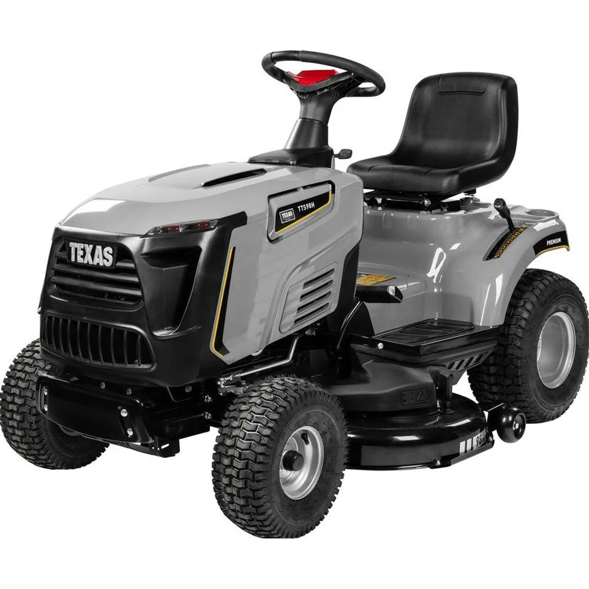 Texas Premium TTS98H Rasentraktor SET, 98 cm Schnittbreite, inkl. Anhänger 3