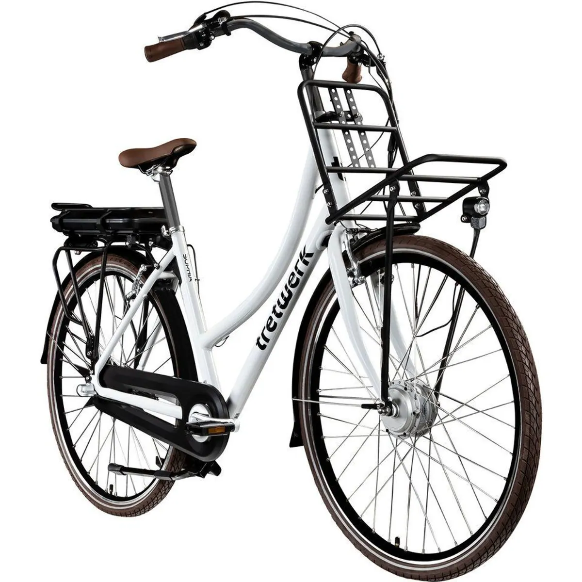 Tretwerk Sophia E-Bike, 3 Gänge, komfortabler Tiefeinsteiger