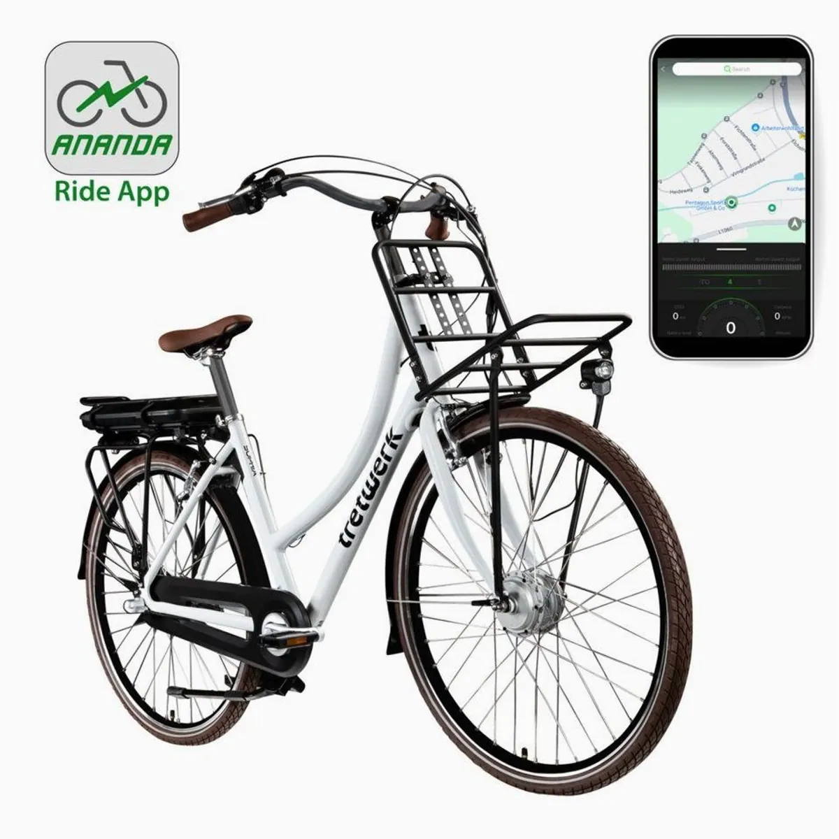 Tretwerk Sophia E-Bike, 3 Gänge, komfortabler Tiefeinsteiger 2
