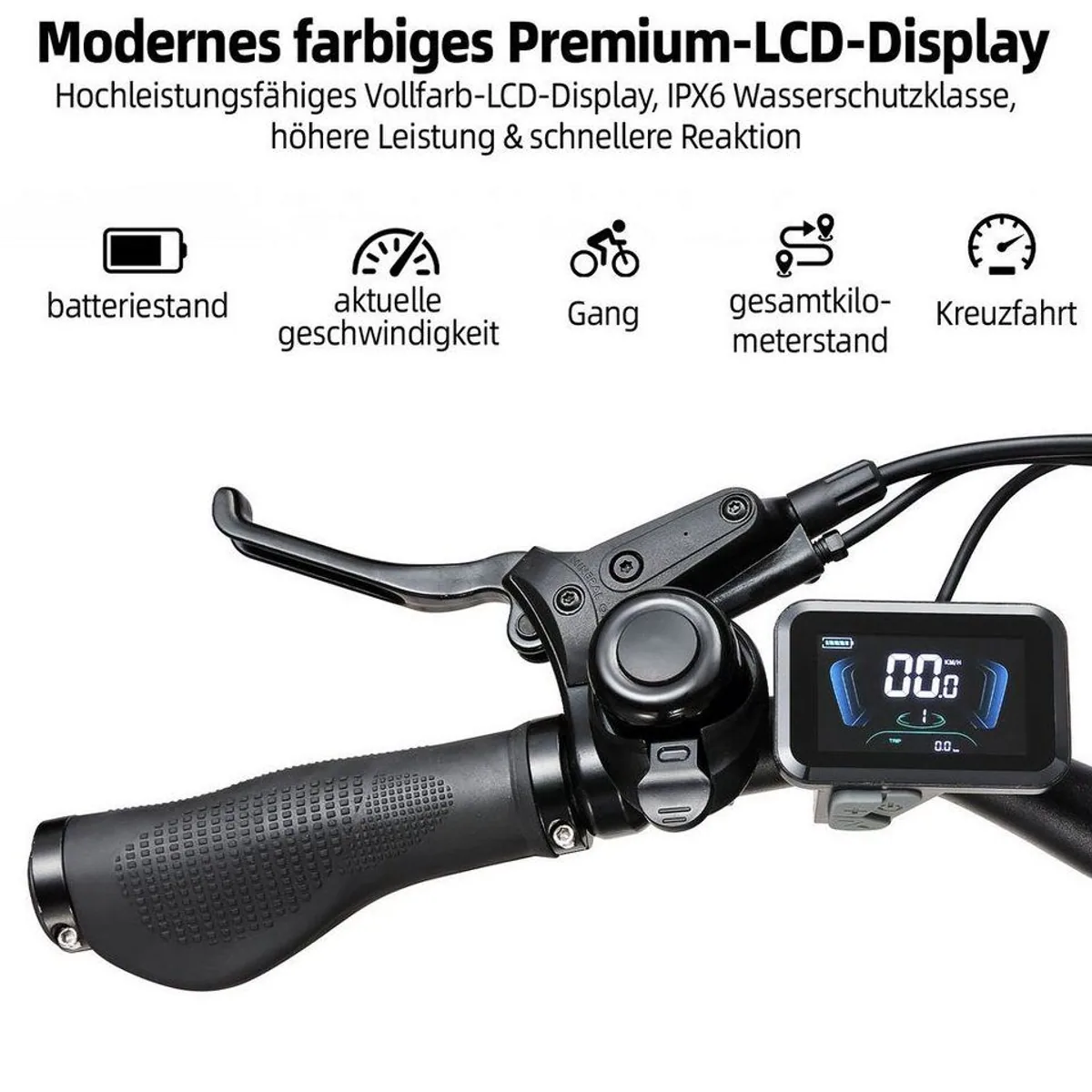 TTGO E-Bike Cityrad 28 Zoll, 110 km Reichweite, 70 Nm Hinterradmotor 5