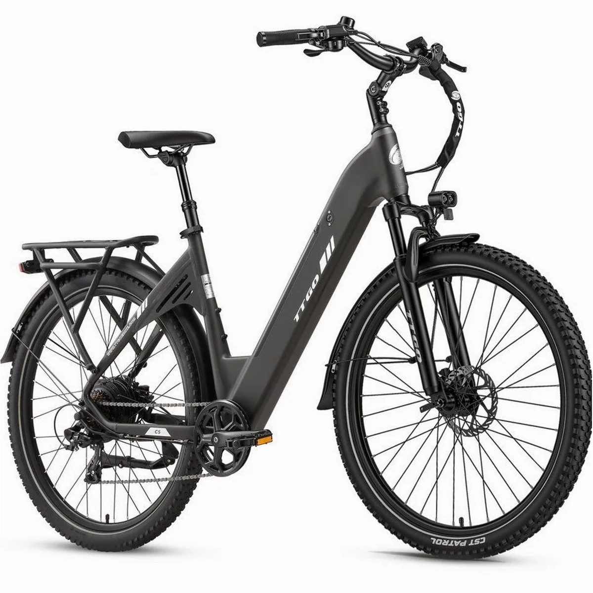 TTGO C5 E-Bike Cityrad, 70 Nm, 648 Wh Akku, Hydraulikbremsen — Komfortabel, Leistungsstark, Flexibel