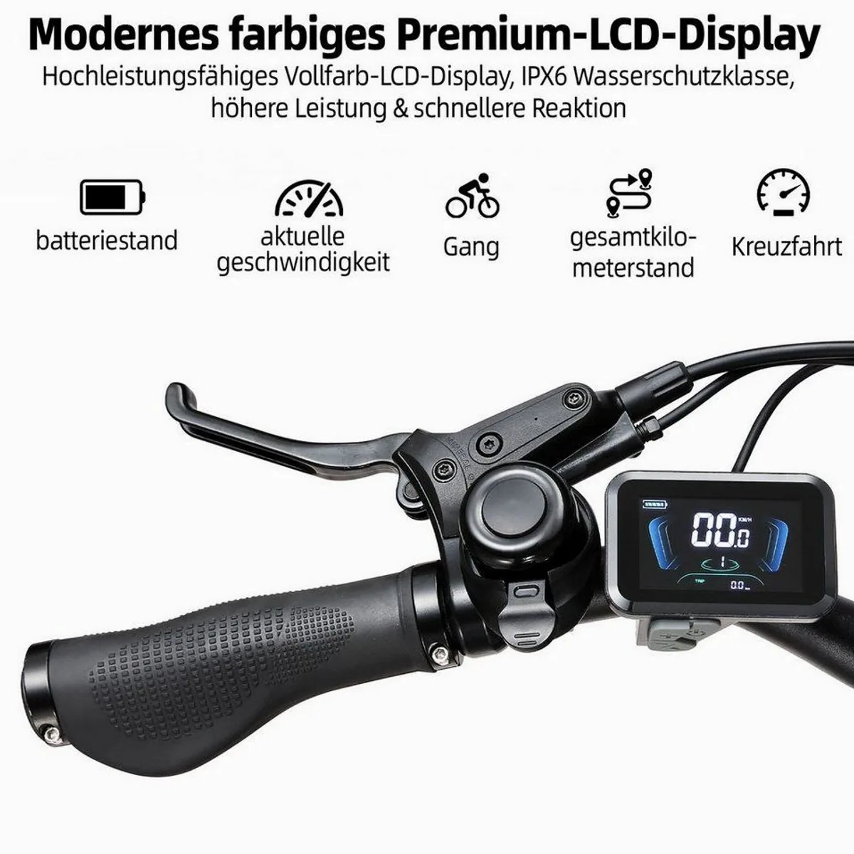 TTGO C5 E-Bike Cityrad, 70 Nm, 648 Wh Akku, Hydraulikbremsen — Komfortabel, Leistungsstark, Flexibel 5