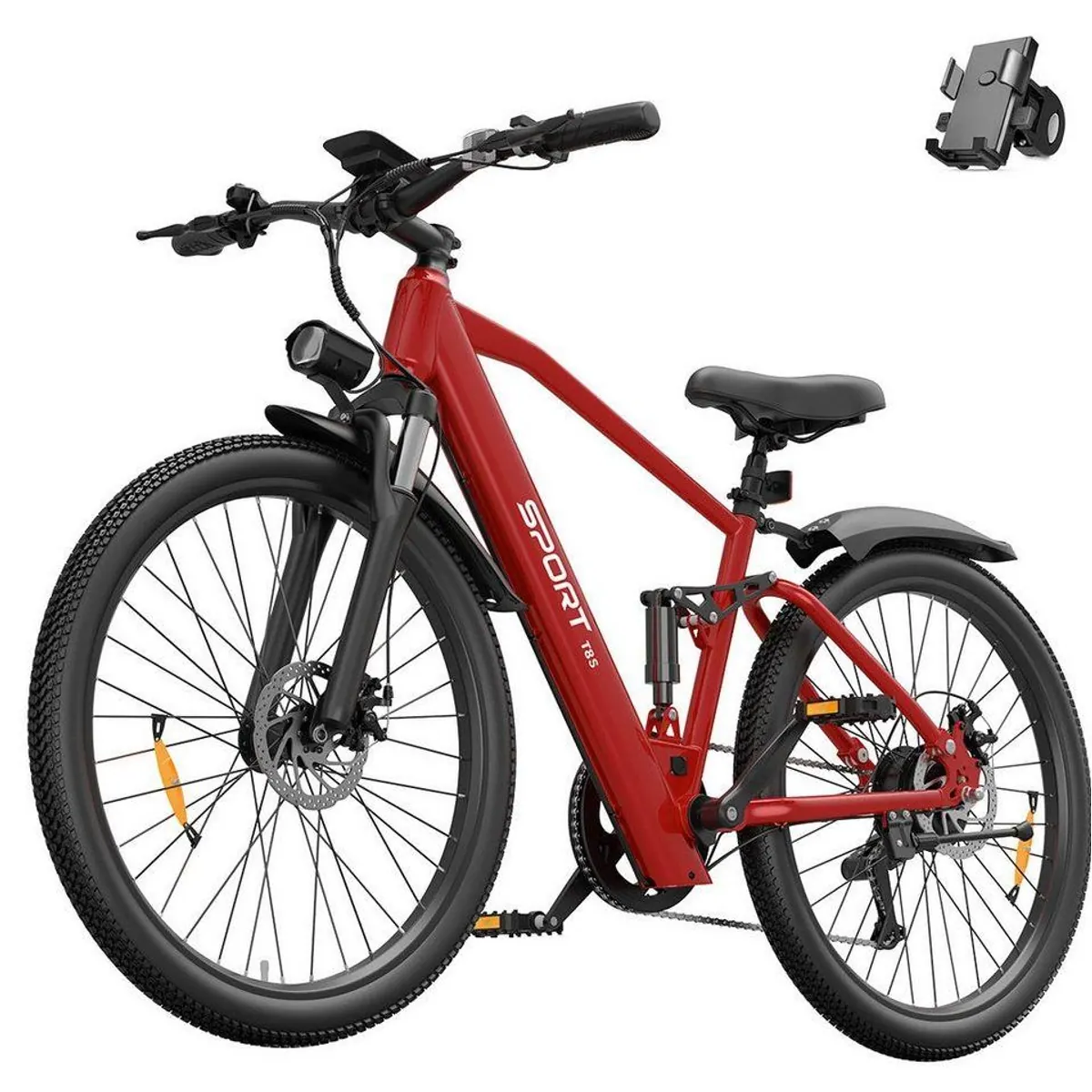 Vankel T8S E-Bike, 250W Heckmotor, 624Wh Akku, Shimano 7-Gang 2