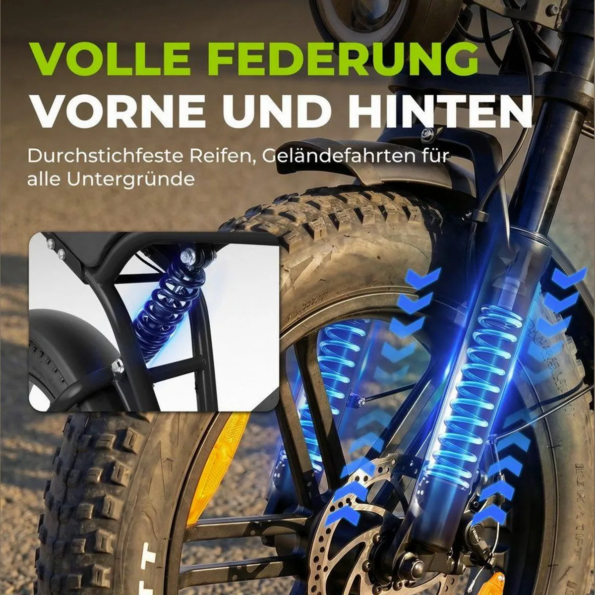 Vankel E-Bike Cityrad E6-3.0, kraftvoller Heckmotor, 720 Wh Akku, vielseitig einsetzbar 5