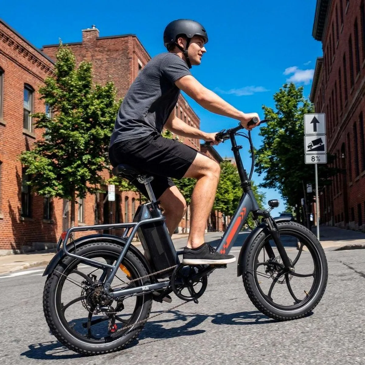 Vankel E-Bike M1, faltbares Cityrad mit 960 Wh, 7-Gang Kettenschaltung, 120 km Reichweite 2