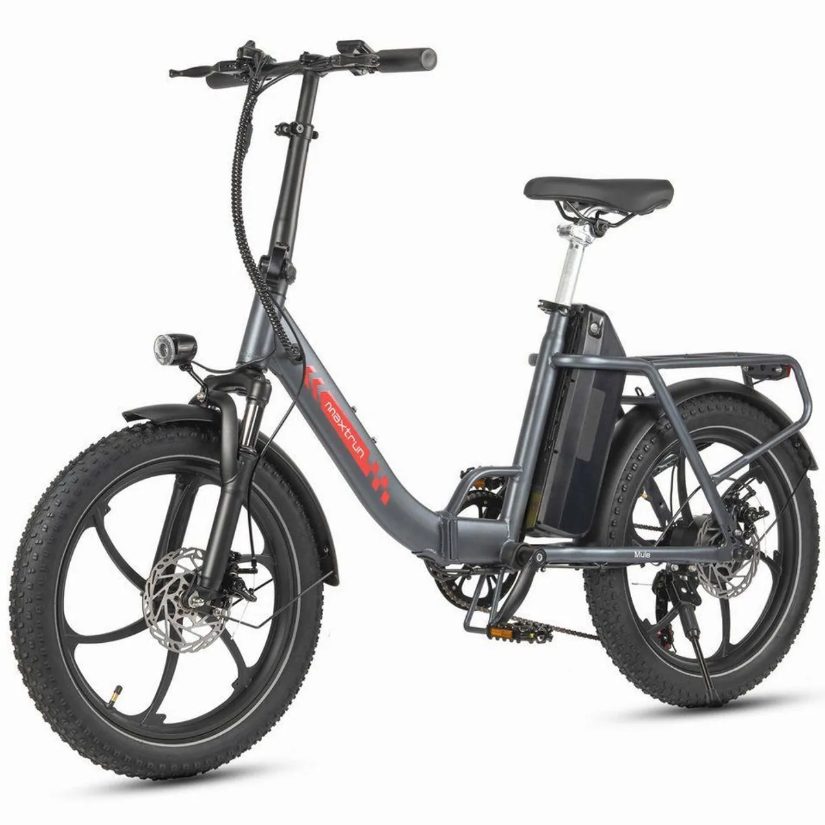 Vankel Faltbares E-Bike, 250W Motor, 150 km Reichweite, Shimano 7-Gang-Schaltung