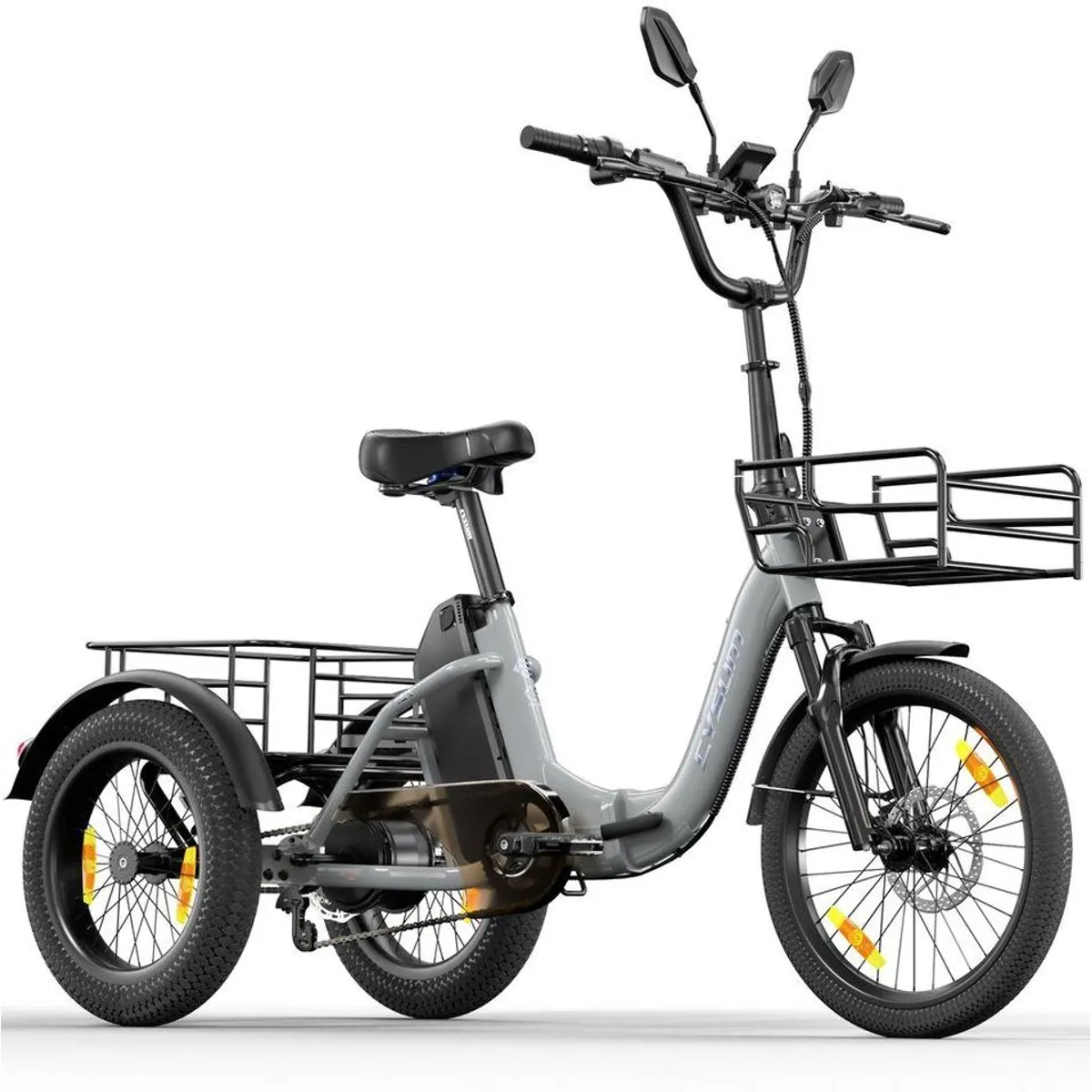 Vankel AG1 E-Dreirad, faltbares Aluminium, 120 km Reichweite, 250W Motor 2