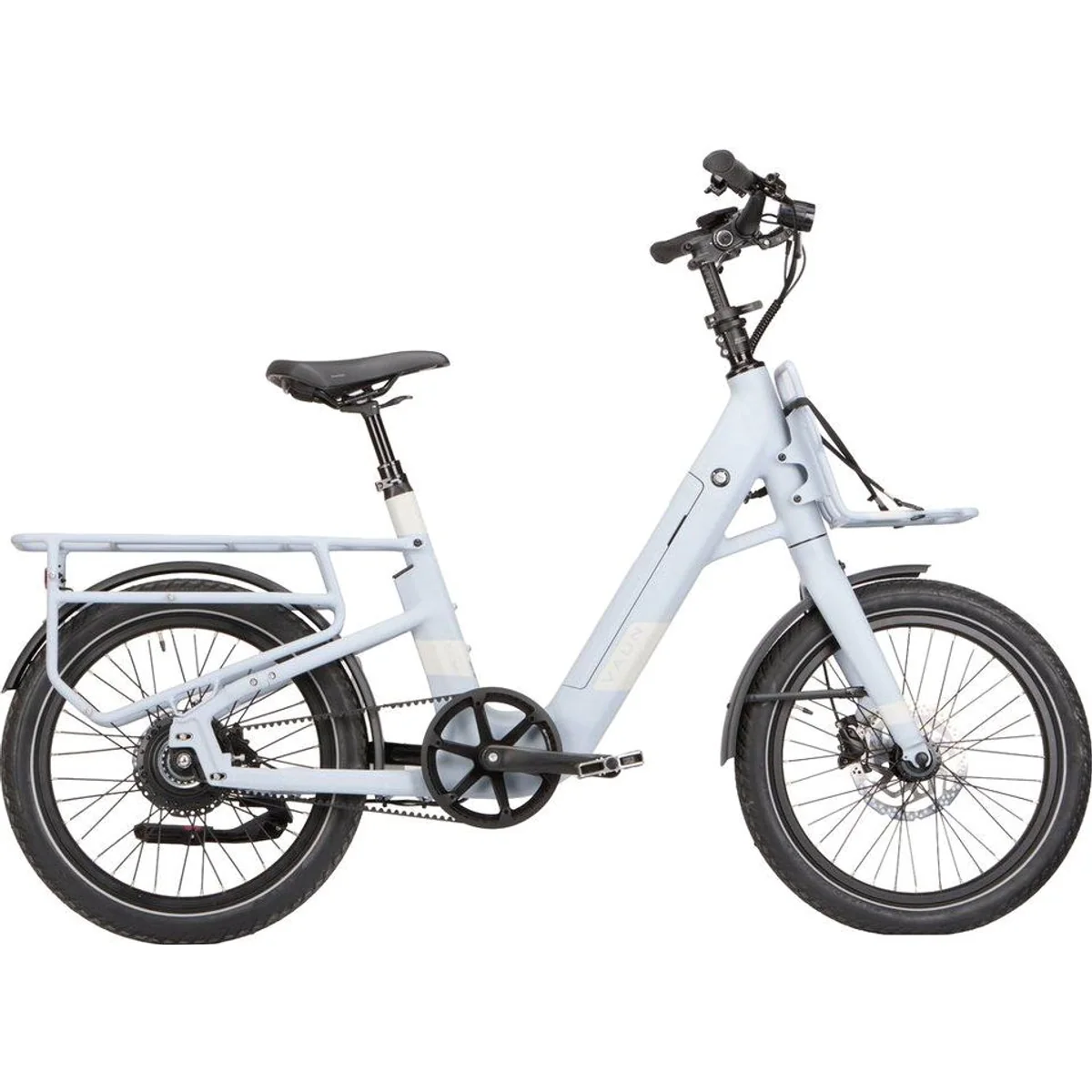 Vaun Compact New Gen-Cityrad, Wendiges E-Bike mit Heckmotor und 504 Wh Akku
