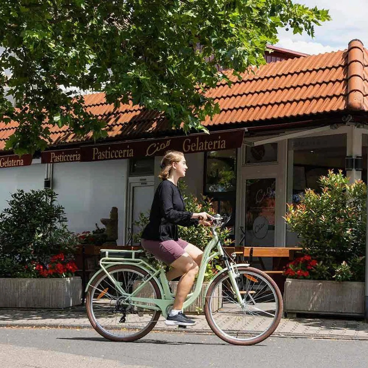VECOCRAFT HEBE E-Bike Cityrad, 7-Gang Shimano, Heckmotor, 360 Wh 4