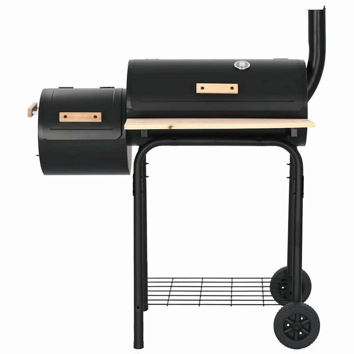 vidaXL Smoker Klassischer Holzkohlegrill, großzügige Kochkammer, integriertes Thermometer 2