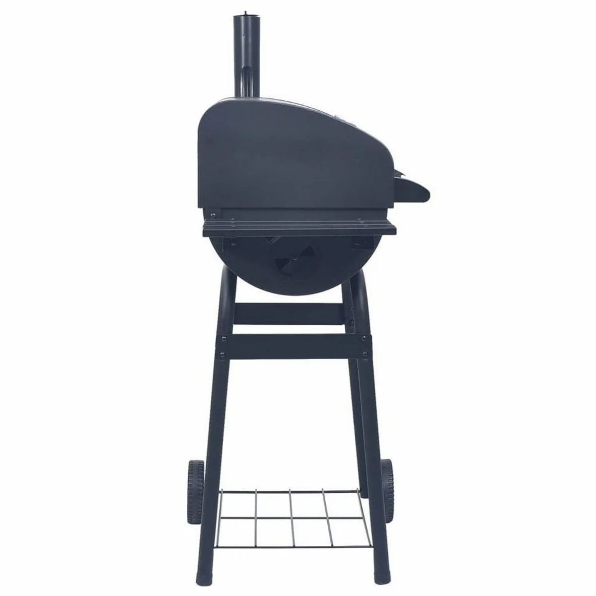 vidaXL Holzkohlegrill Smoker, pulverbeschichtet mit Ablage — vielseitig, robust und mobil 3