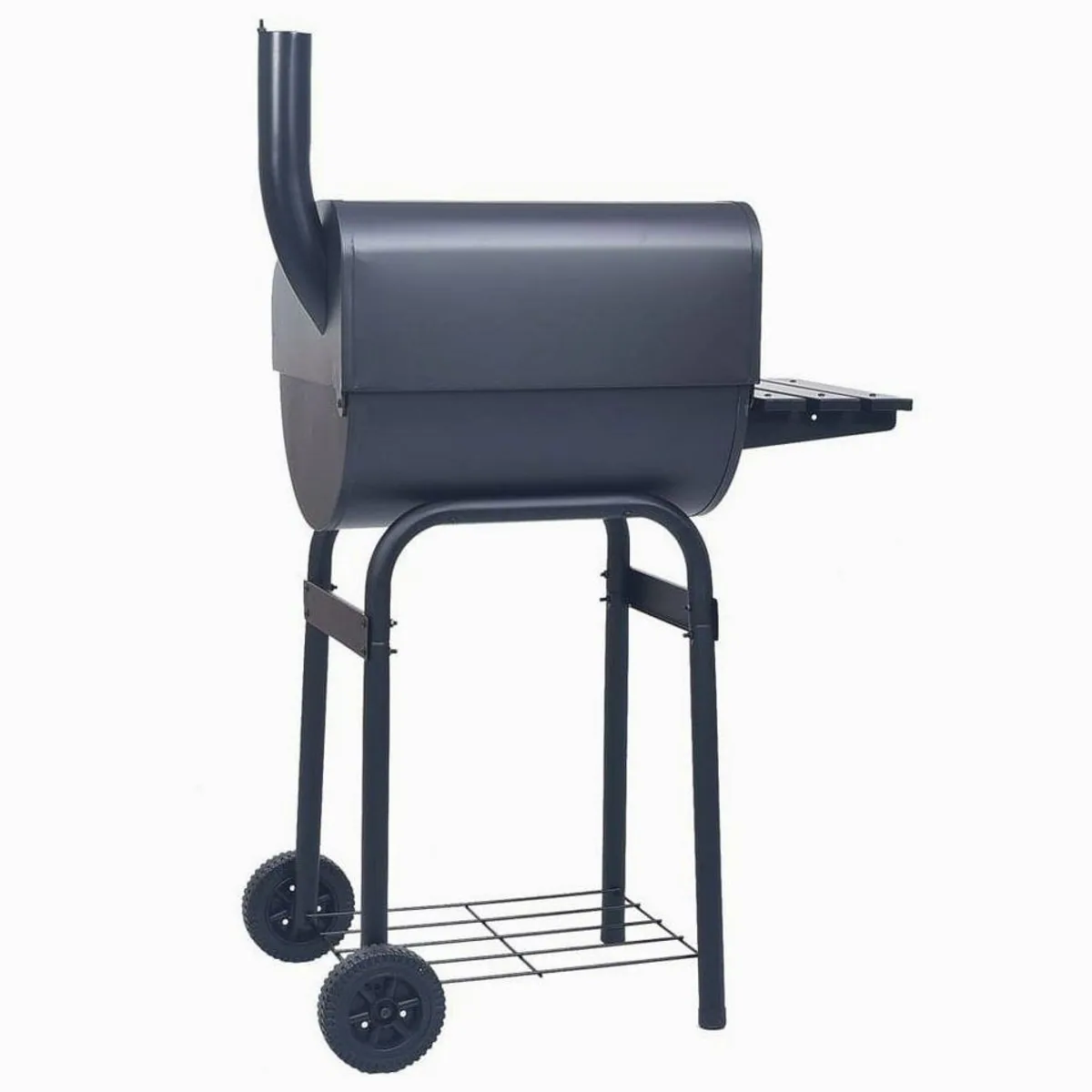 vidaXL Holzkohlegrill Smoker, pulverbeschichtet mit Ablage — vielseitig, robust und mobil 4