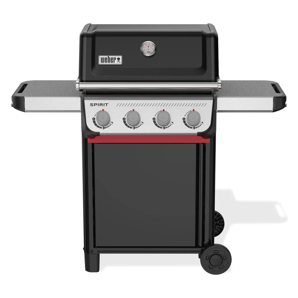 Weber Spirit E-410 Gasgrill, vier Brenner, Edelstahl Flavorizer Bars
