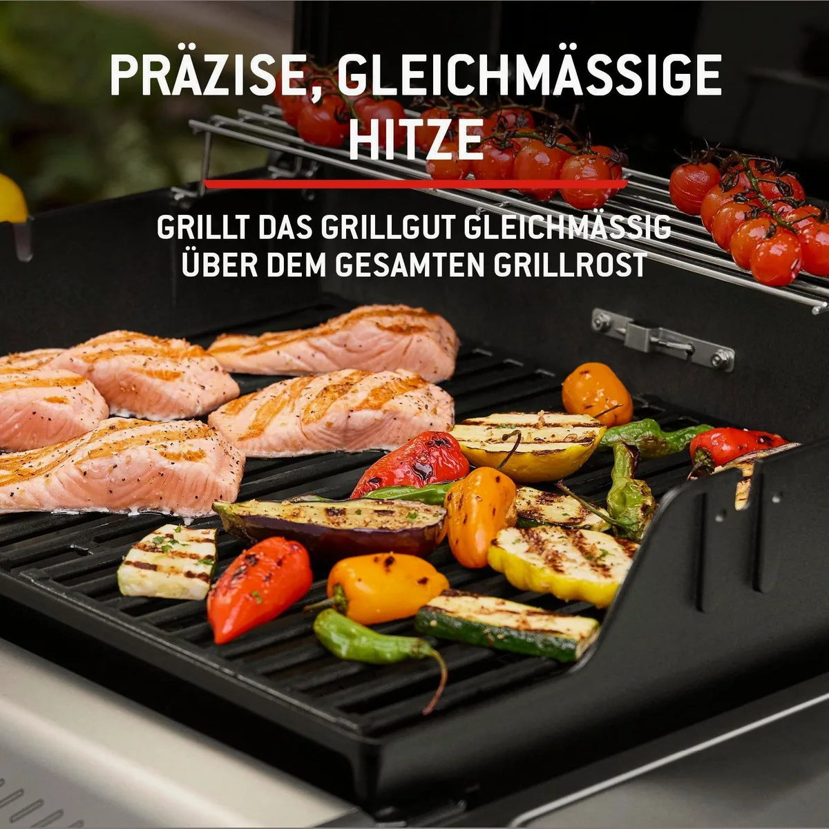 Weber Spirit E-410 Gasgrill, vier Brenner, Edelstahl Flavorizer Bars 4