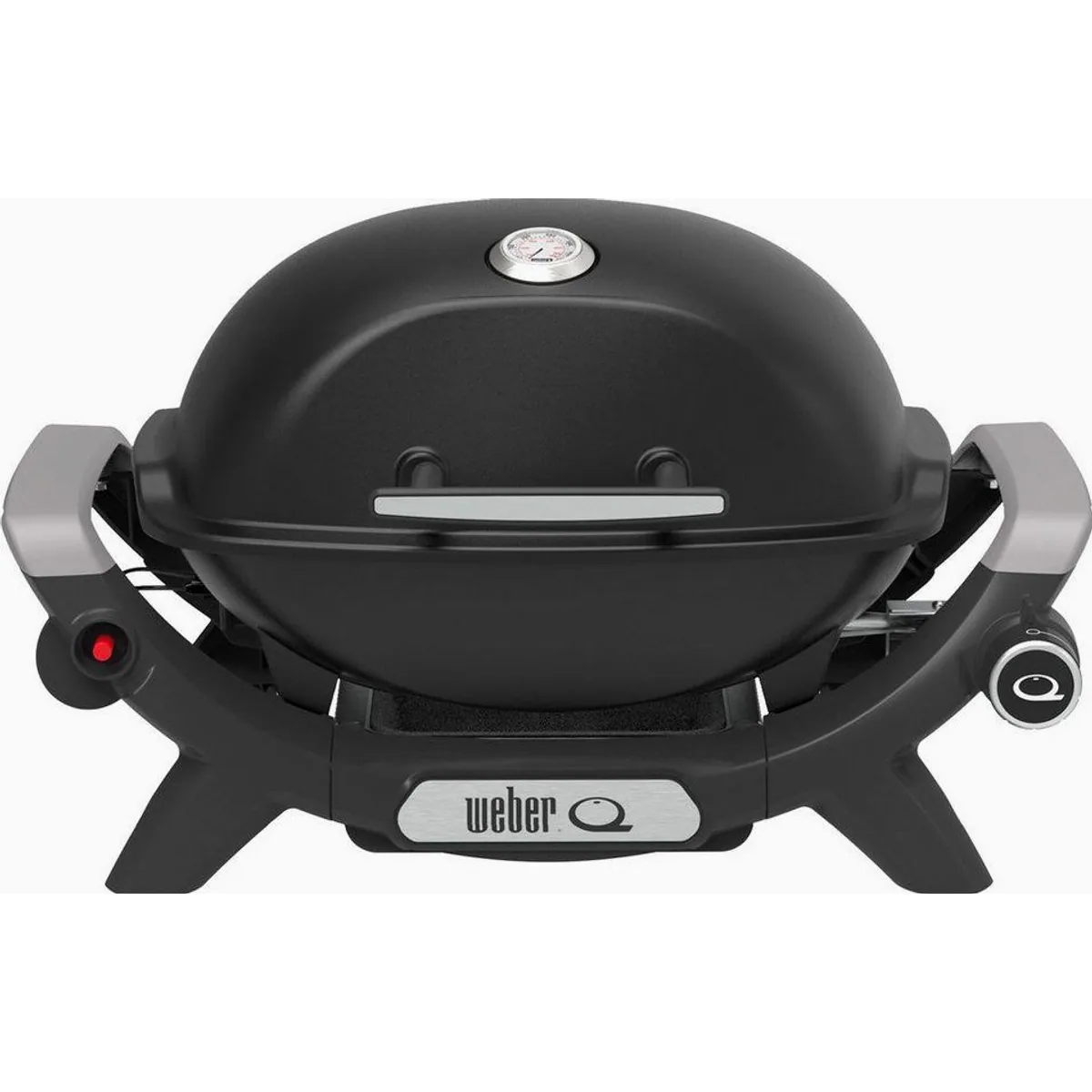 Weber Q1100N Gasgrill, kompaktes Design, Piezo-Zündung, Deckelthermometer