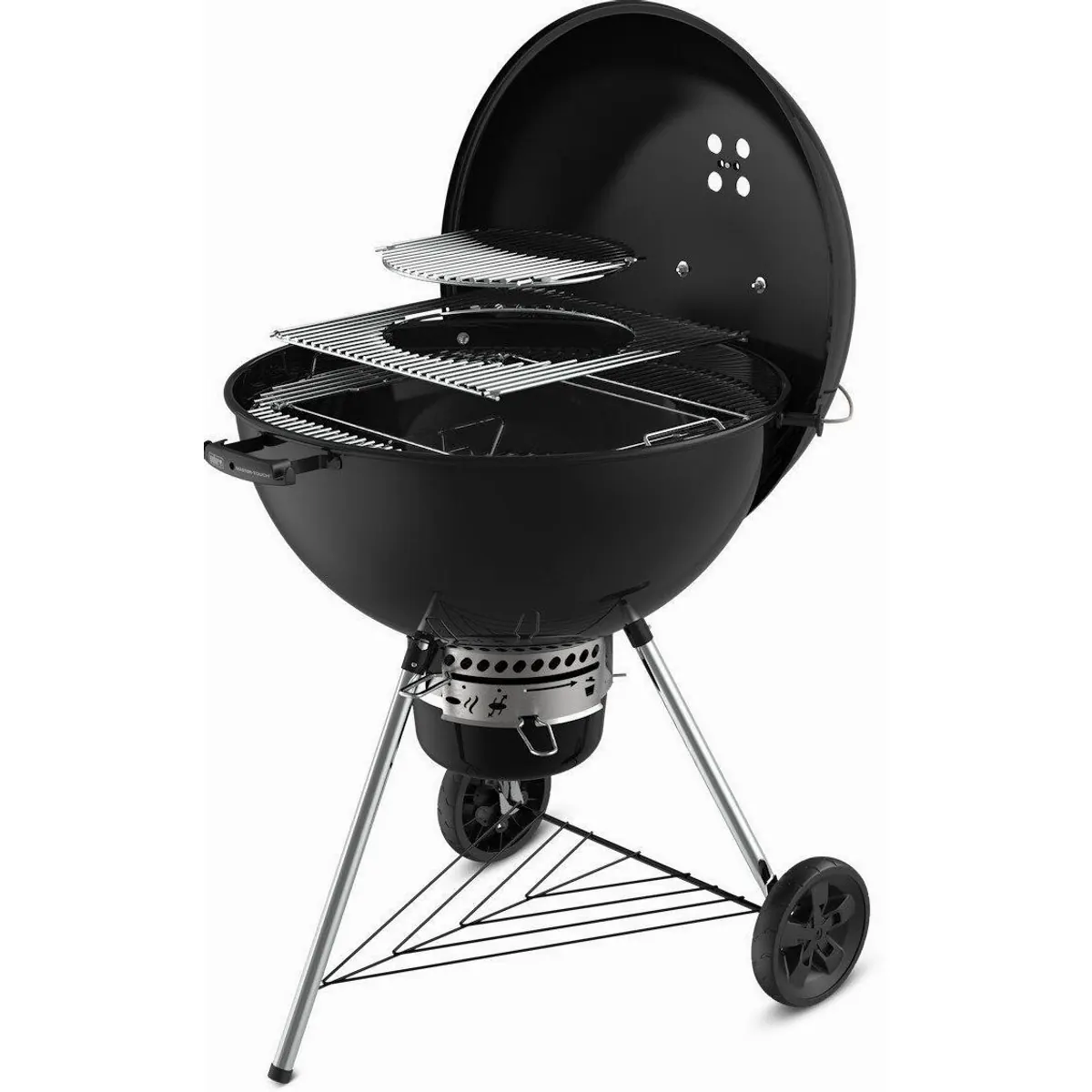 Weber Master-Touch GBS E-6755, vielseitiger Holzkohlegrill mit integriertem Gourmet-System 4