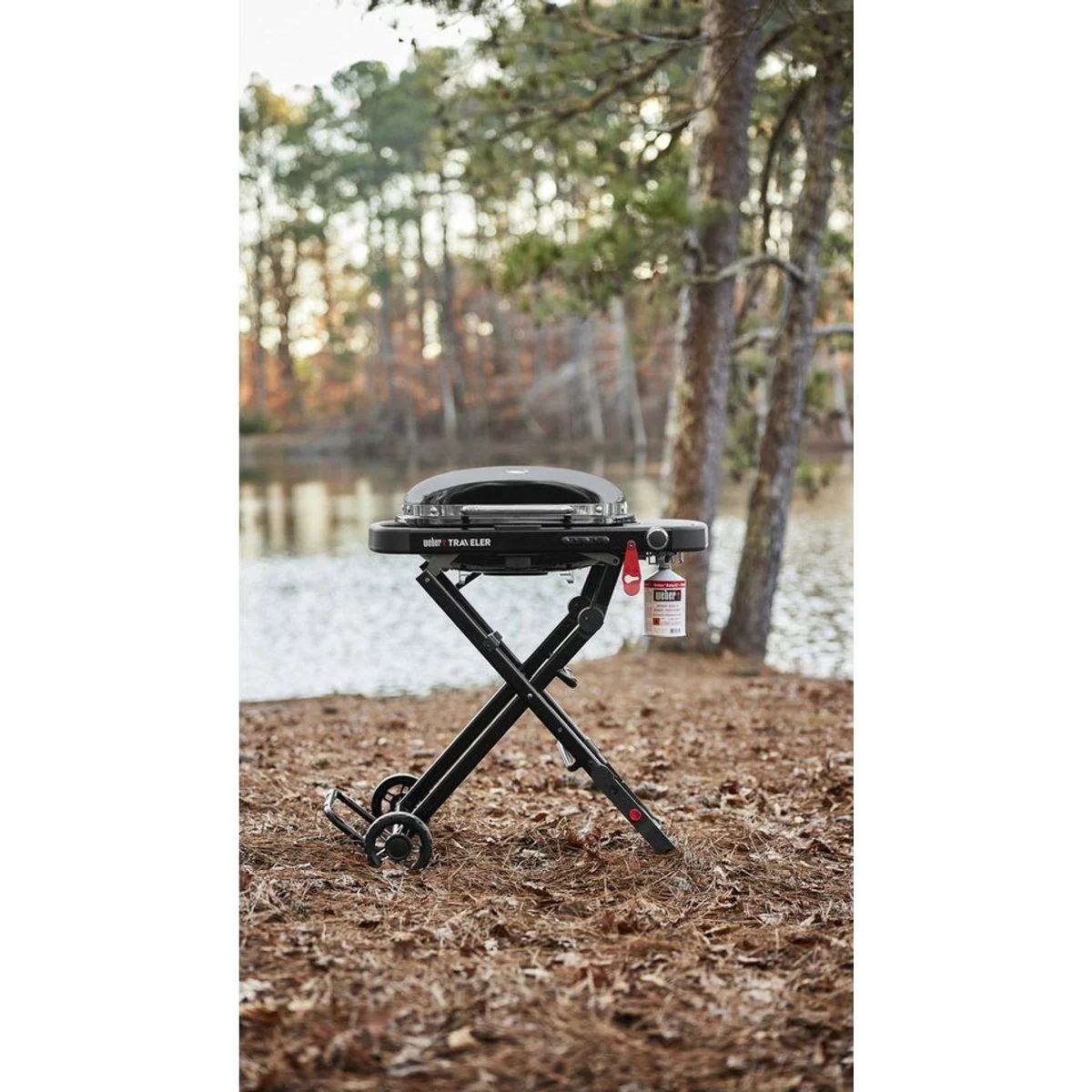 Weber Traveler Compact Gasgrill, kompakt, mobil, vielseitig — ideal für unterwegs 2