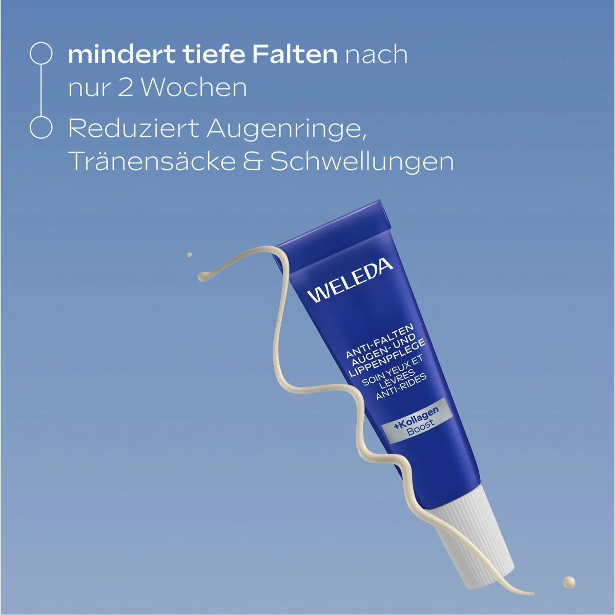Weleda Gesichtsfluid Anti-Falten Pflege, reduziert Falten und Schwellungen — mit blauem Enzian und Edelweiß 2