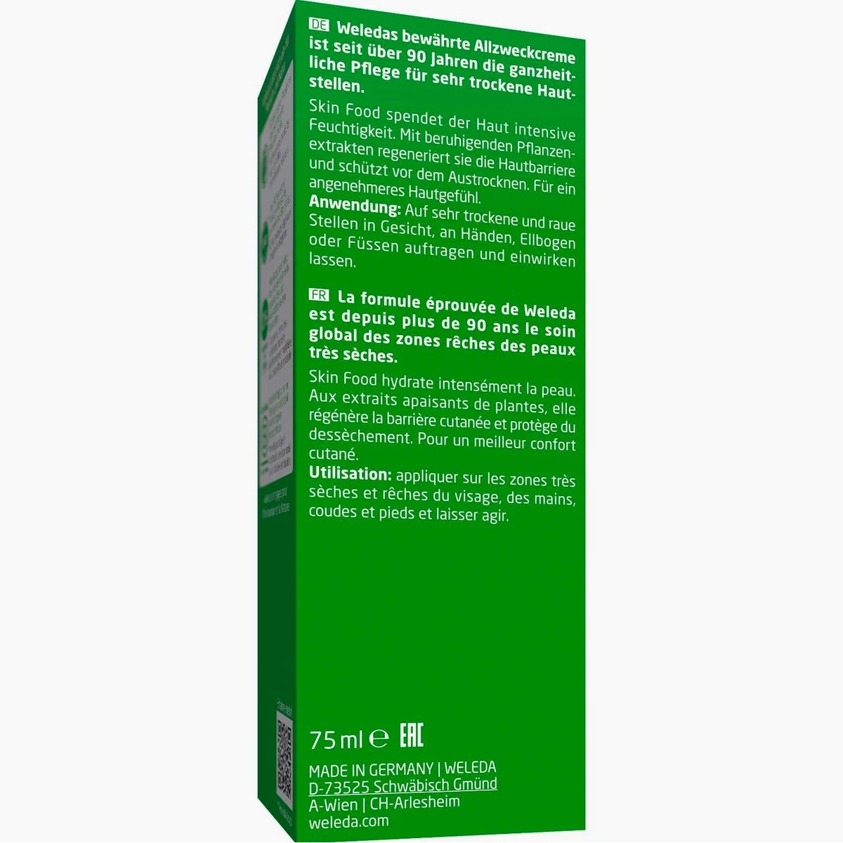 Weleda Skin Food Körpercreme, nährende Intensivpflege für trockene Haut 4