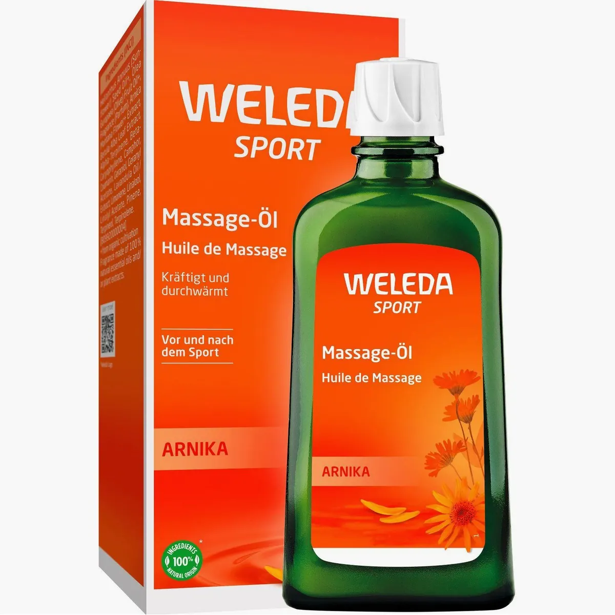 Weleda Körperöl Sport, Muskelentspannung, natürliche Pflege, vor und nach dem Sport