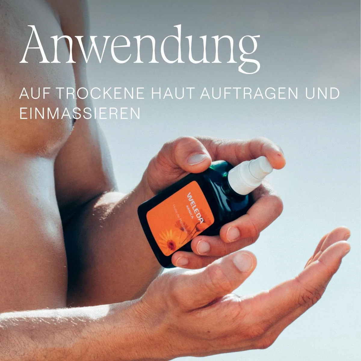 Weleda Körperöl Sport, Muskelentspannung, natürliche Pflege, vor und nach dem Sport 2