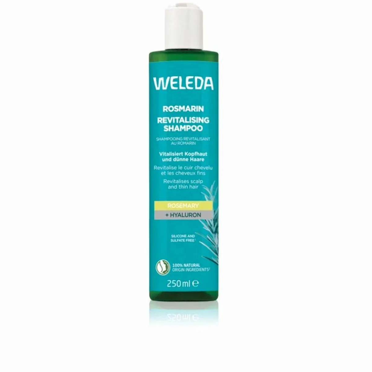 Weleda Rosmarin Revitalisierendes Shampoo, sanfte Reinigung, vitalisierende Pflege, voluminisierendes Haarerlebnis 2