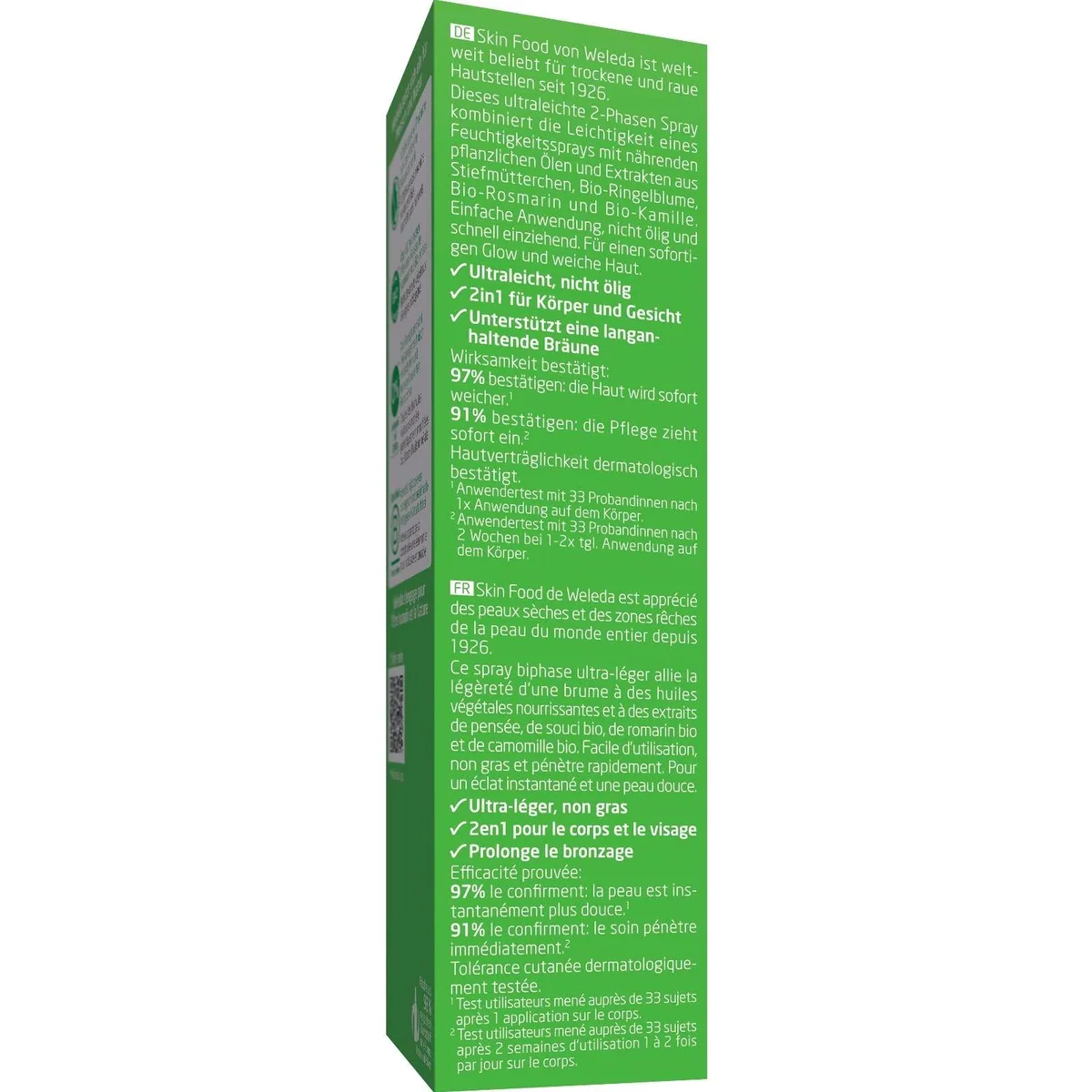 Weleda Skin Food Ultra-Light Dry Oil, intensive Feuchtigkeit, sofortiger Glow 4