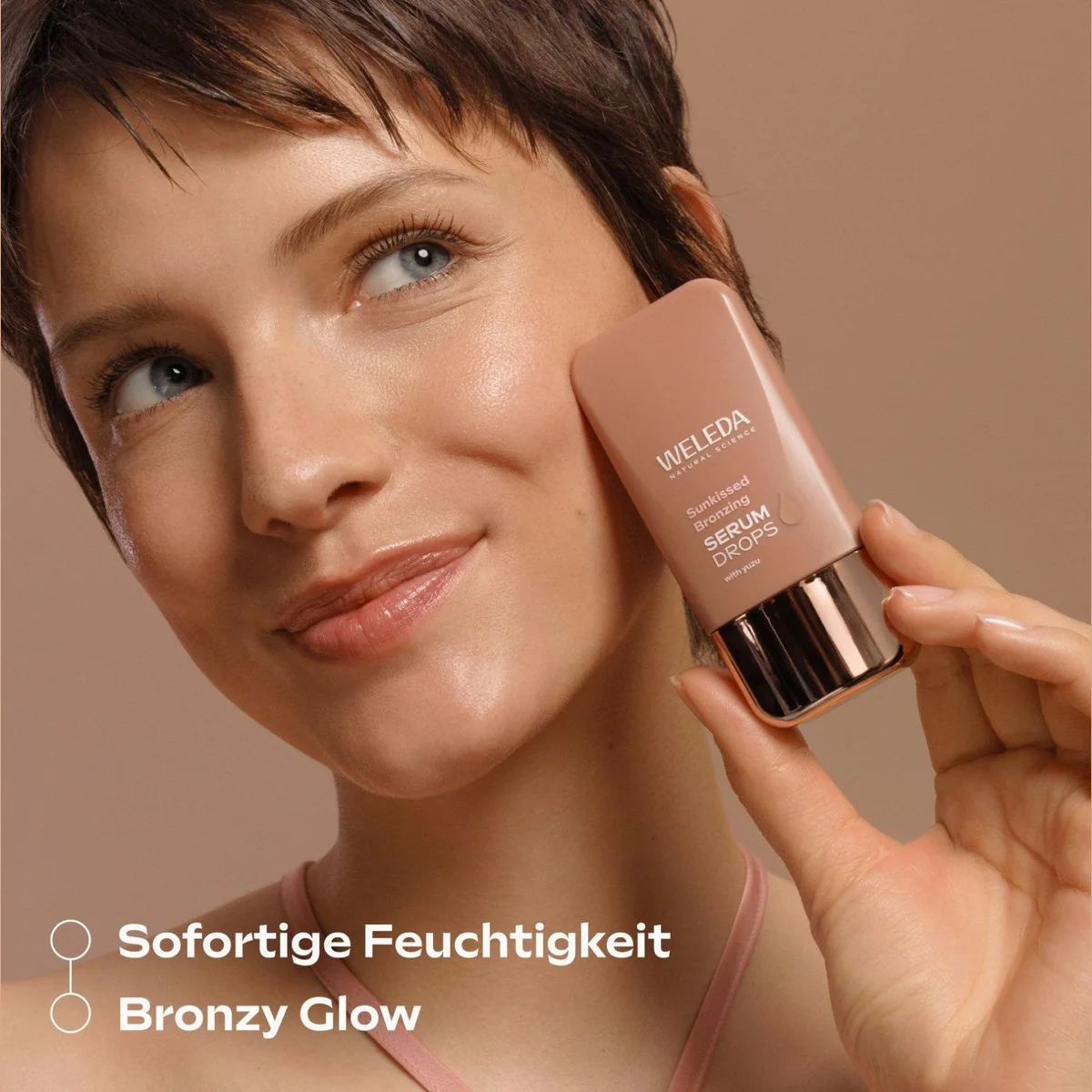 Weleda Sunkissed Bronzing Serum Drops, sofortiger Glow & intensive Feuchtigkeit 3