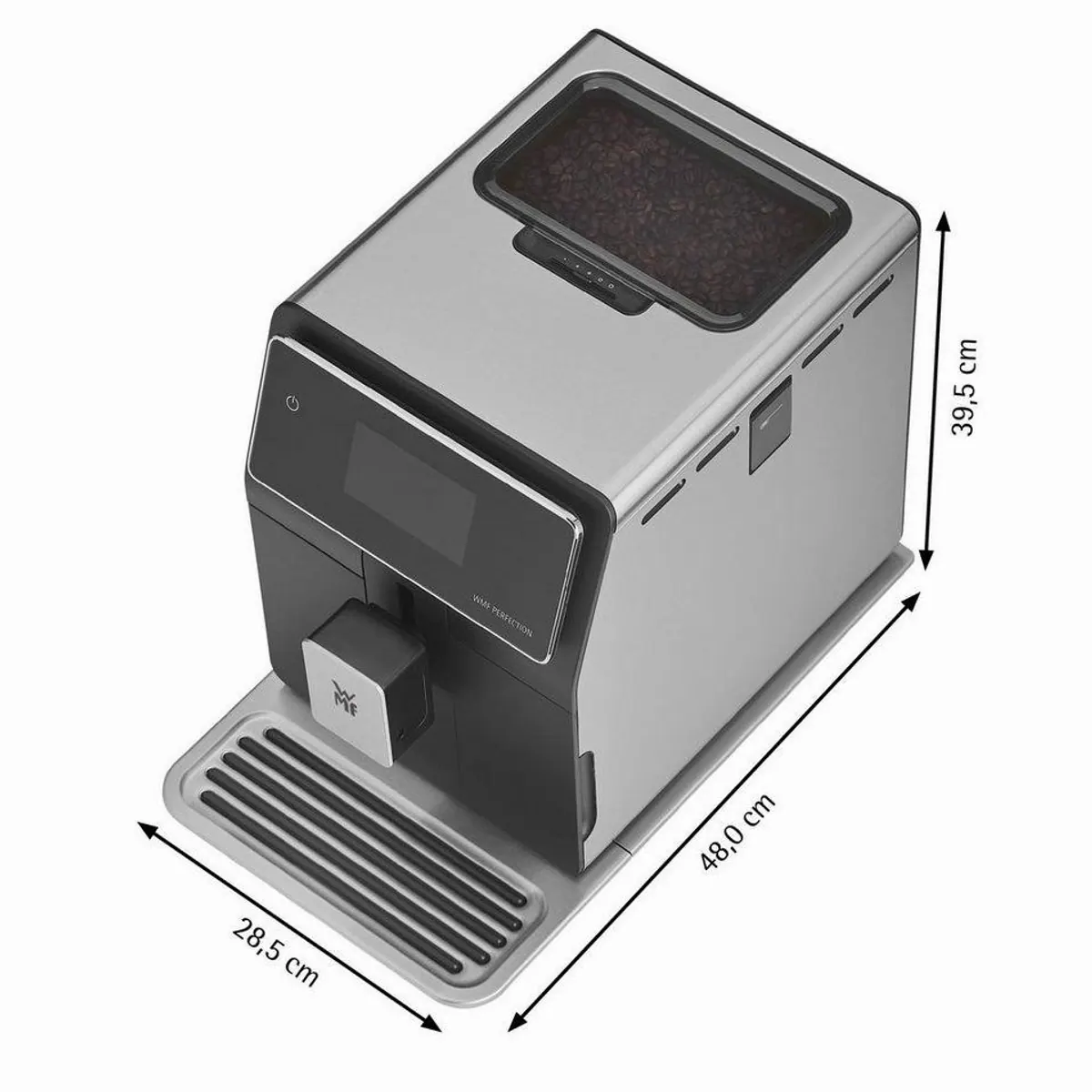 WMF Perfection 880L Kaffeevollautomat, 18 Spezialitäten, Double Thermoblock, Edelstahl-Mahlwerk 3
