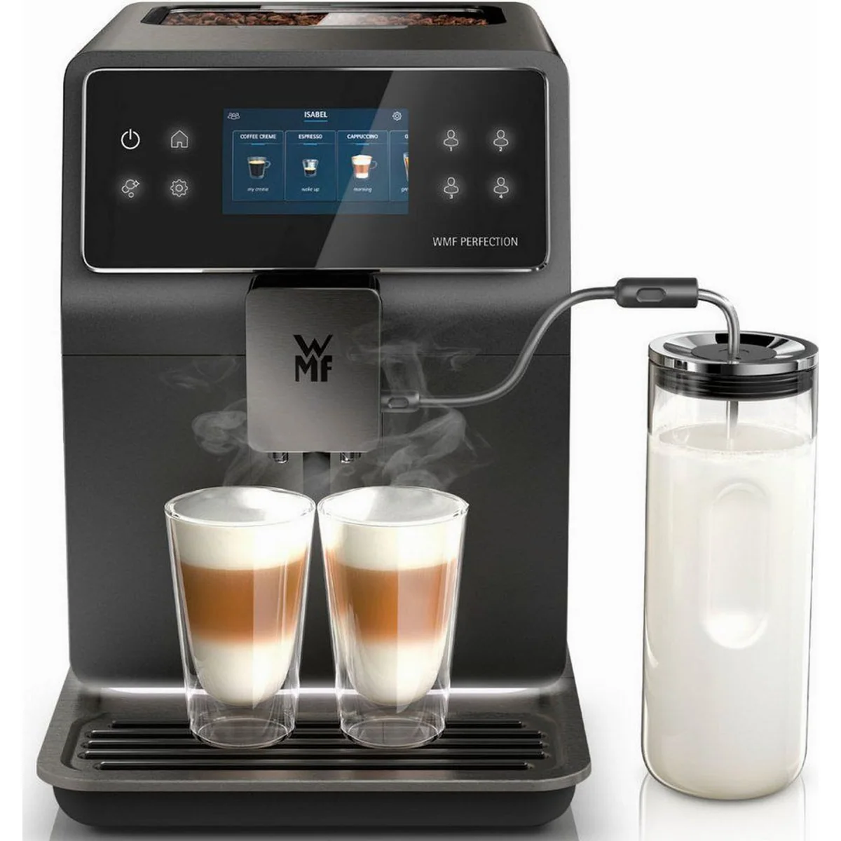WMF Kaffeevollautomat Perfection 890L CP855815, intuitive Touchscreen-Bedienung, Doppelt-Hybrid-Technologie, selbstreinigend