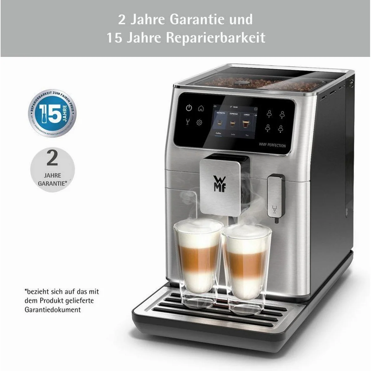 WMF Perfection 640 Kaffeevollautomat, intuitive Bedienung, hochwertige Verarbeitung, individuelle Rezeptvielfalt 2