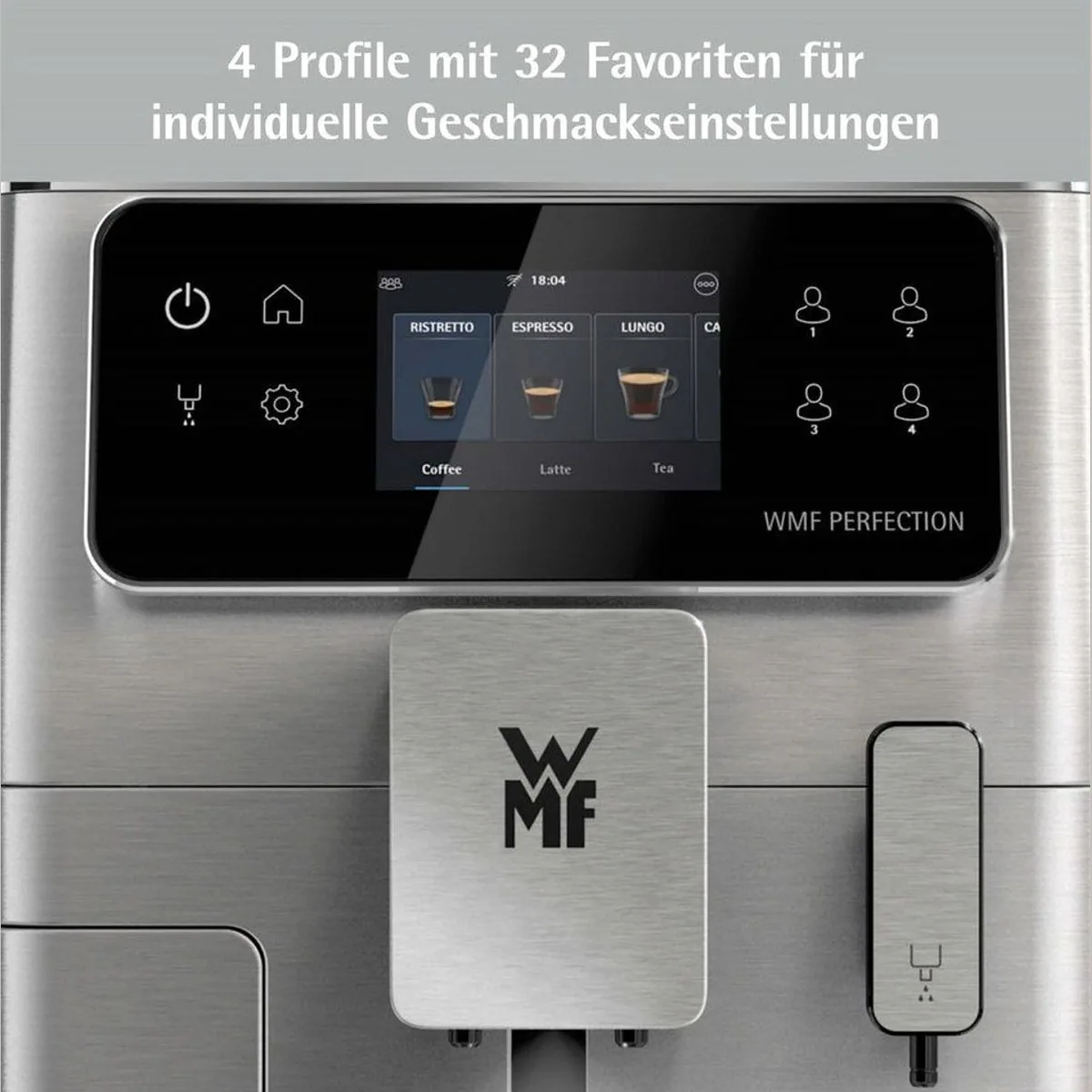 WMF Perfection 640 Kaffeevollautomat, intuitive Bedienung, hochwertige Verarbeitung, individuelle Rezeptvielfalt 4