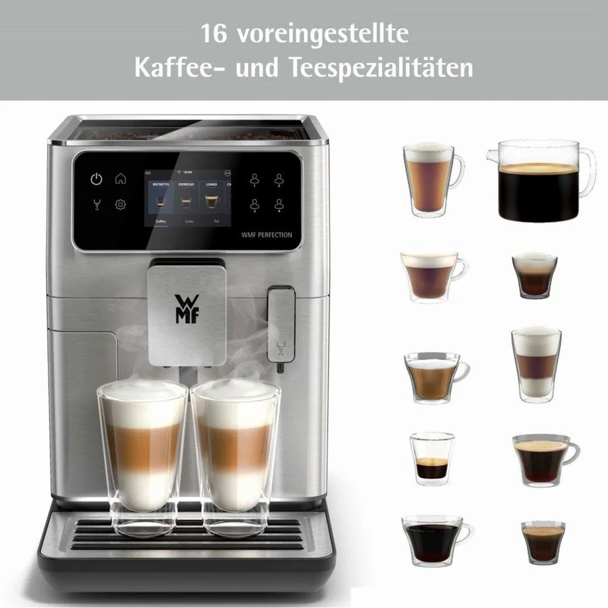 WMF Perfection 640 Kaffeevollautomat, intuitive Bedienung, hochwertige Verarbeitung, individuelle Rezeptvielfalt 5
