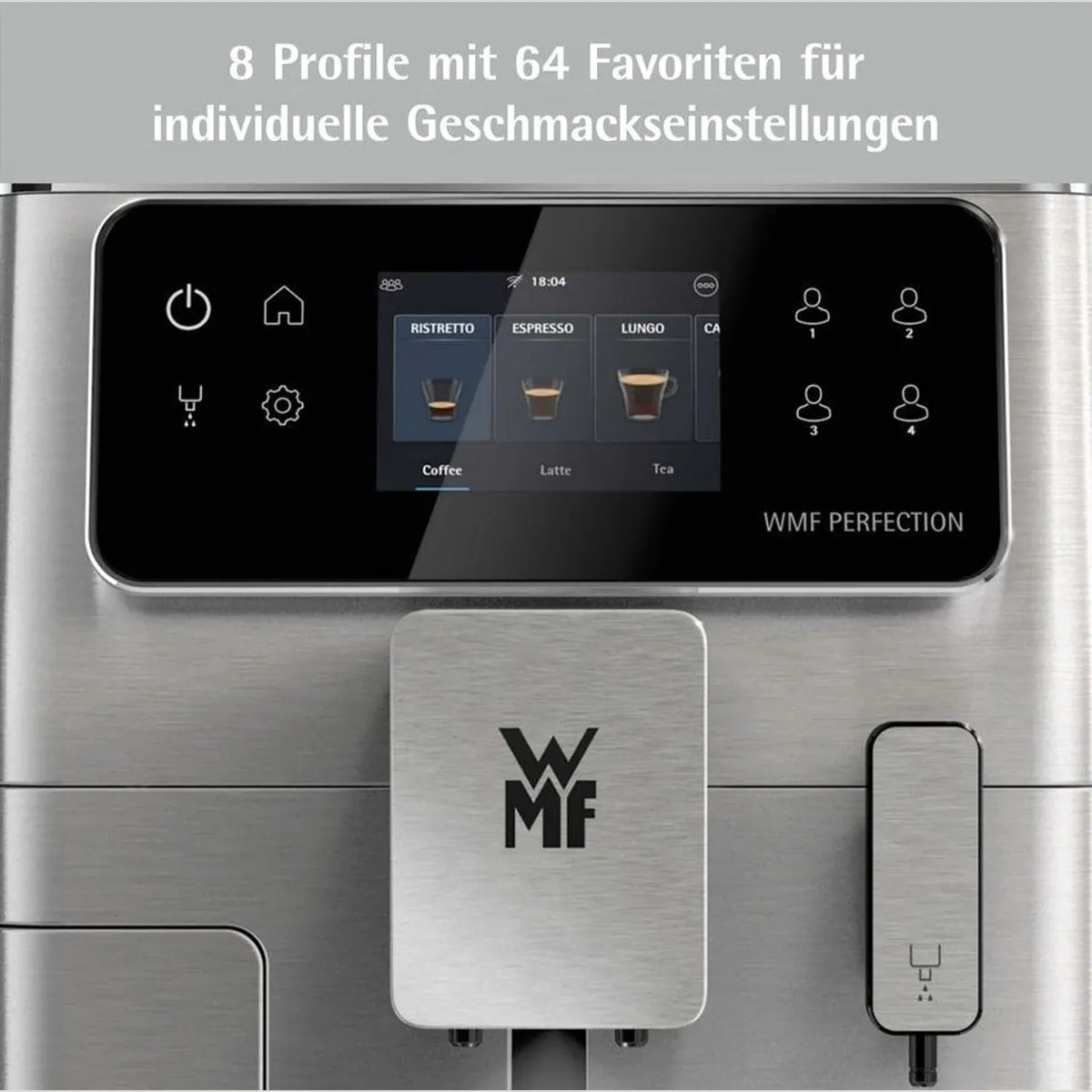 WMF Perfection 680 Kaffeevollautomat, 21 Rezepte, WiFi-Konnektivität, Doppel-Thermoblock 3