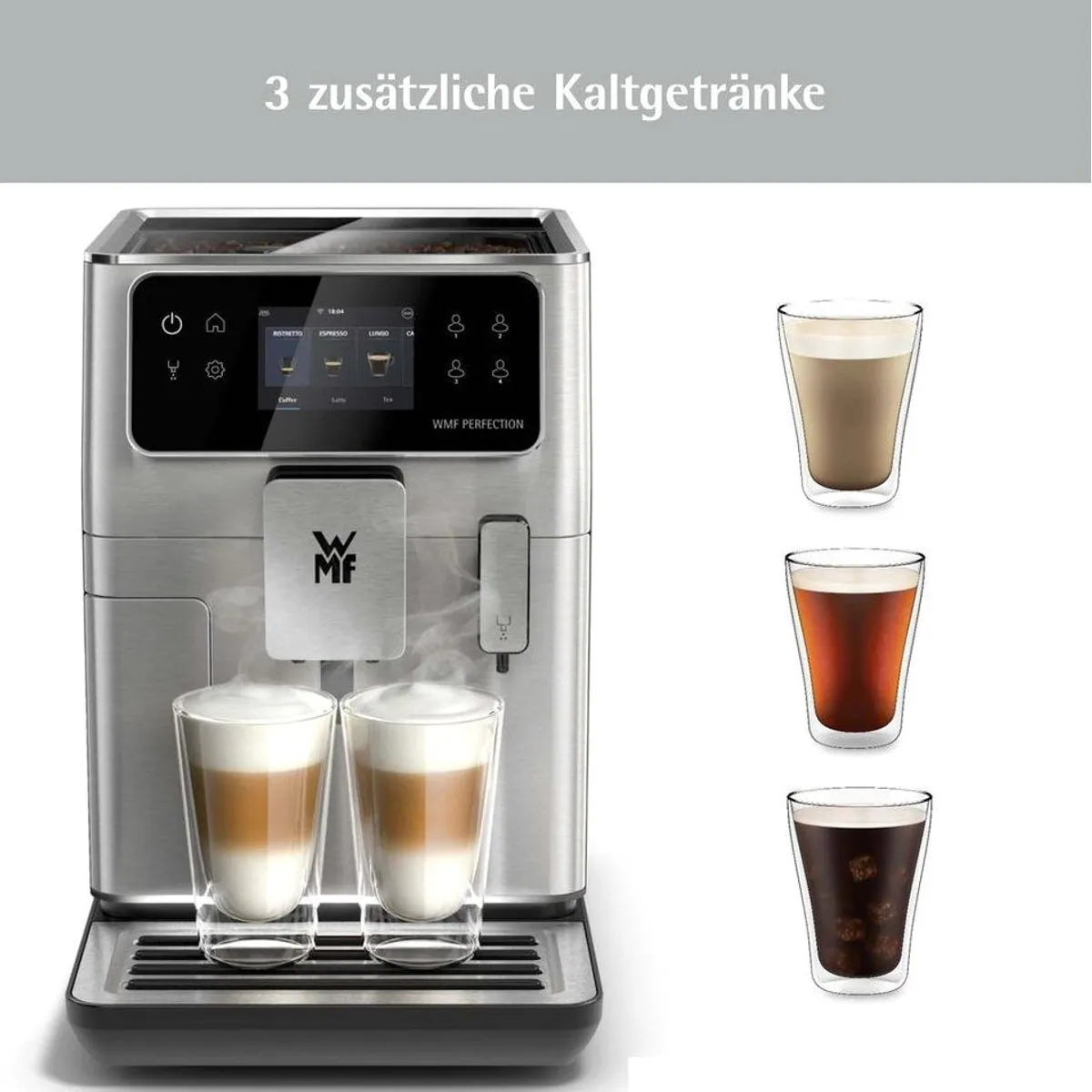 WMF Perfection 680 Kaffeevollautomat, 21 Rezepte, WiFi-Konnektivität, Doppel-Thermoblock 5
