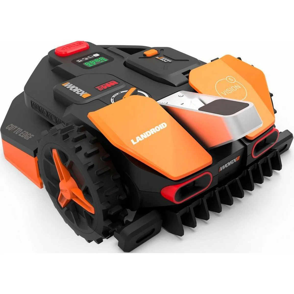 Worx Rasenmähroboter Vision AI S250, intelligente Hindernisvermeidung, Akku und Ladestation inklusive