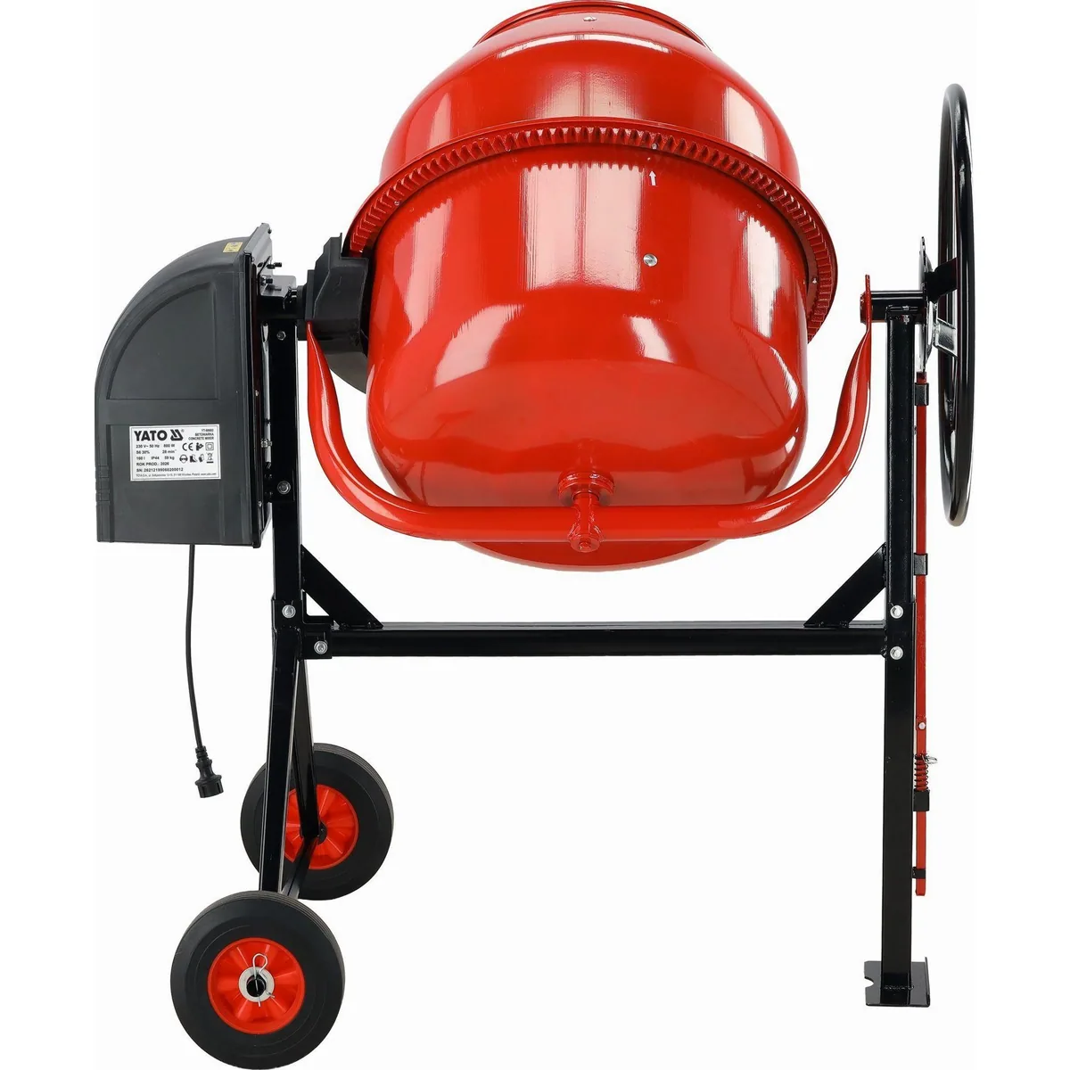 Yato Elektrischer Betonmischer 800W 160L, hohe Effizienz und robuste Bauweise 4