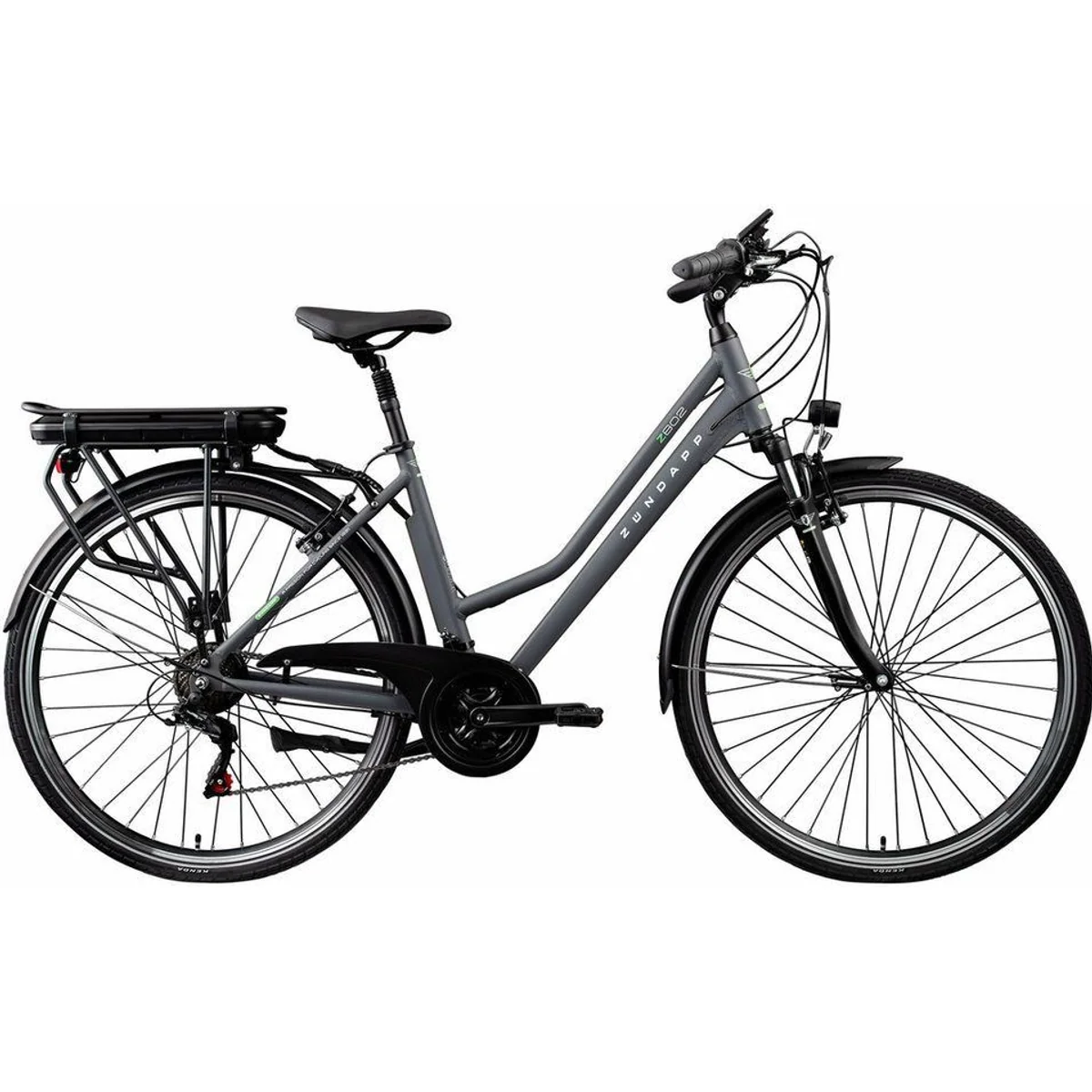 Zündapp Z802 E-Bike Trekkingrad, 21-Gang Shimano Schaltung, 536 Wh Akku — Komfort, Leistung, Vielseitigkeit