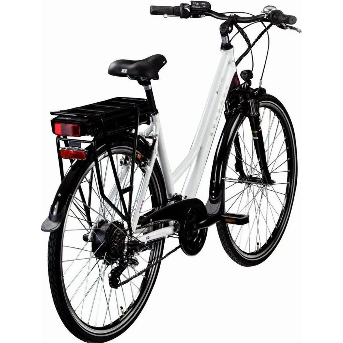Zündapp Z802 E-Bike Trekkingrad Damen, 21-Gang Shimano, 374 Wh Akku, Heckmotor 4